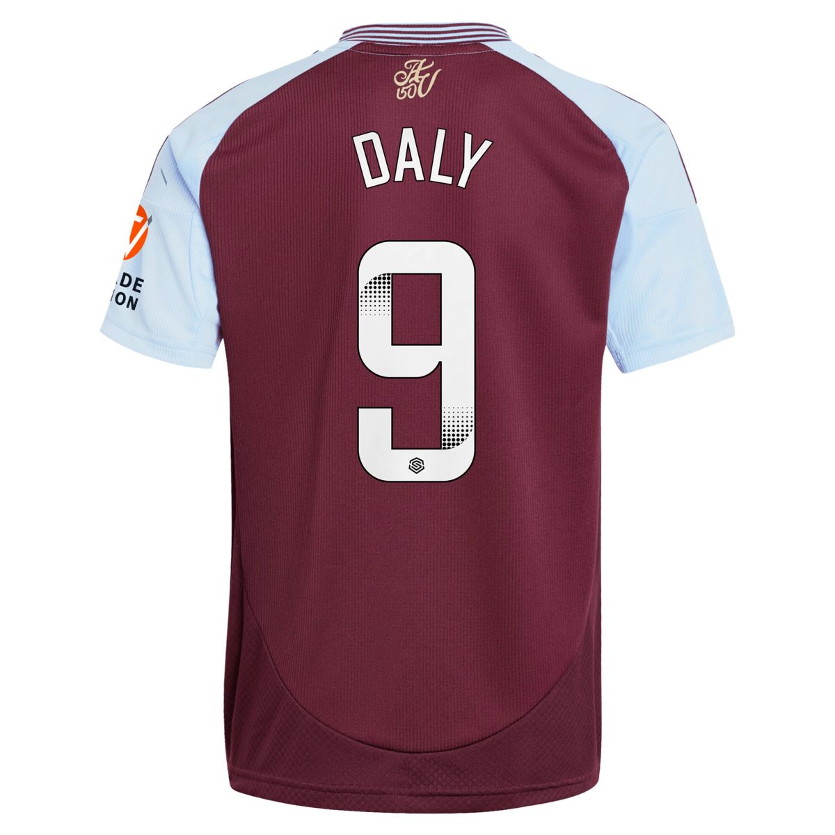 aston villa wsl adidas home shirt 2024-25 with daly 9 printing Collection | Aston Villa Football Kits and Shirts