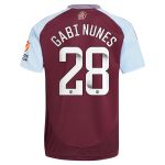 aston villa wsl adidas home shirt 2024-25 with gabi nunes 28 printing Collection | Aston Villa Football Kits and Shirts