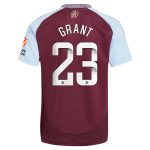 aston villa wsl adidas home shirt 2024-25 with grant 23 printing Collection | Aston Villa Football Kits and Shirts