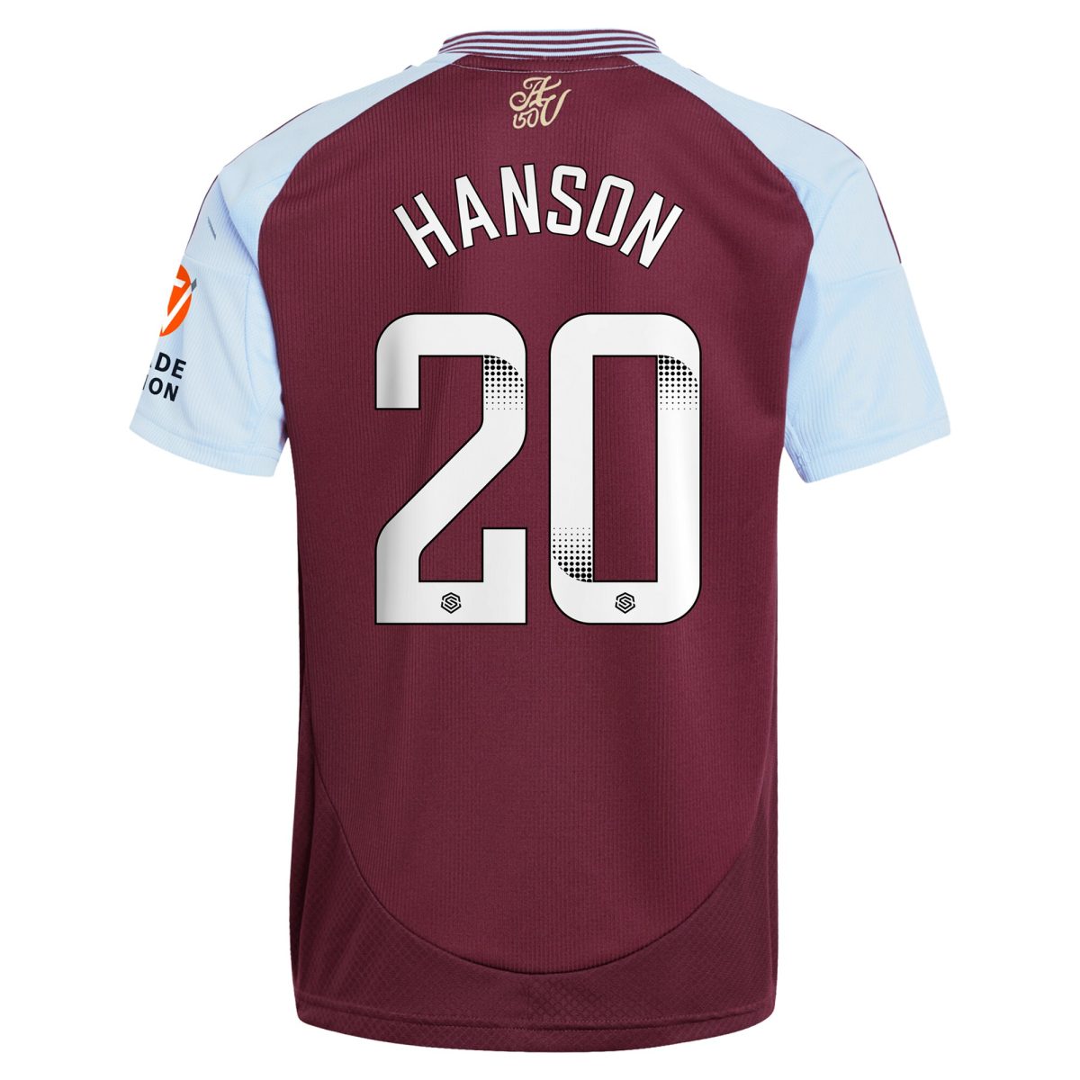 aston villa wsl adidas home shirt 2024-25 with hanson 20 printing Collection | Aston Villa Football Kits and Shirts