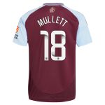 aston villa wsl adidas home shirt 2024-25 with mullett 18 printing Collection | Aston Villa Football Kits and Shirts