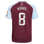 aston villa wsl adidas home shirt 2024-25 with nobbs 8 printing Collection | Aston Villa Football Kits and Shirts