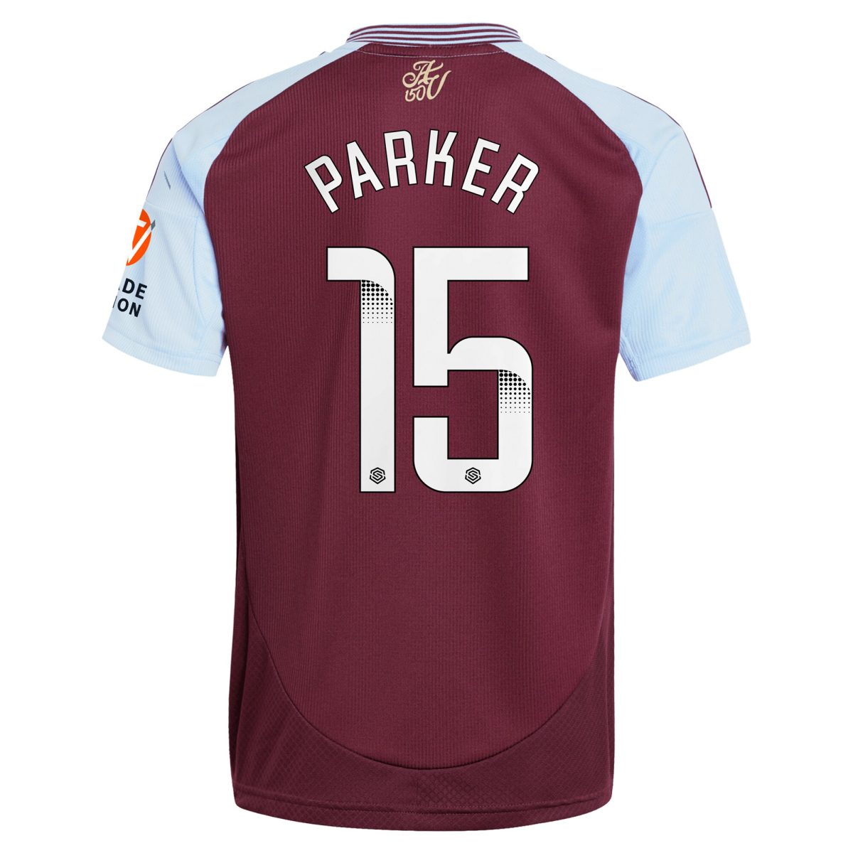 aston villa wsl adidas home shirt 2024-25 with parker 15 printing Collection | Aston Villa Football Kits and Shirts