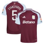 aston villa wsl adidas home shirt 2024-25 with staniforth 5 printing Collection | Aston Villa Football Kits and Shirts
