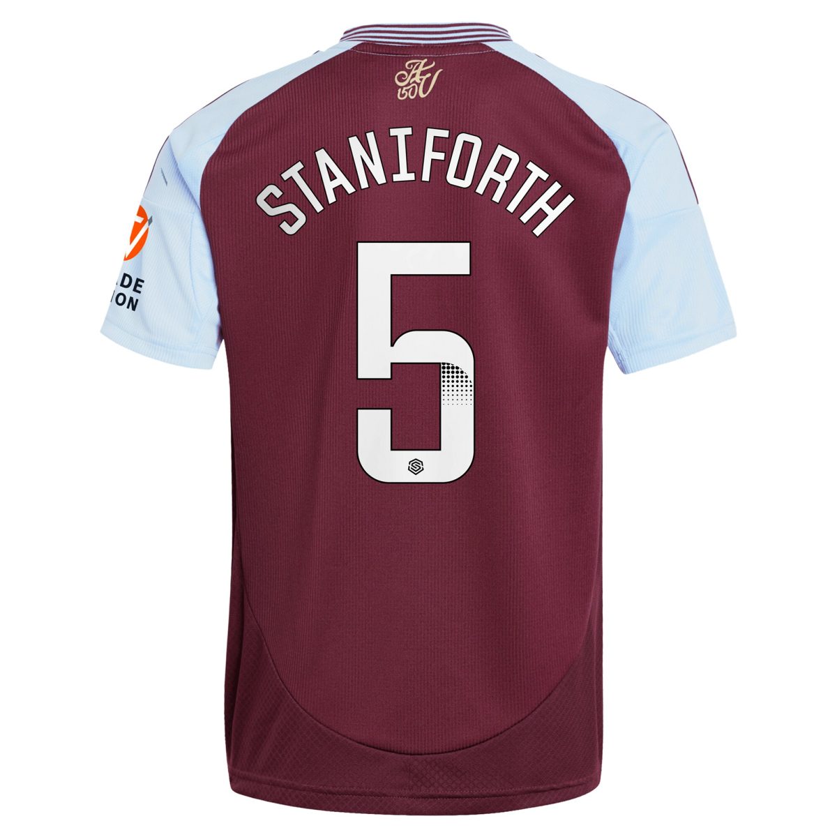 aston villa wsl adidas home shirt 2024-25 with staniforth 5 printing Collection | Aston Villa Football Kits and Shirts