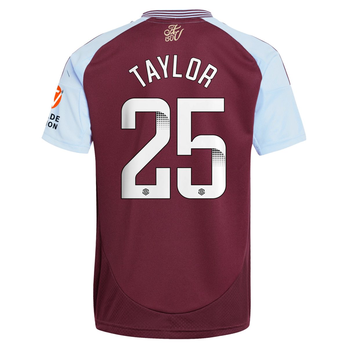aston villa wsl adidas home shirt 2024-25 with taylor 25 printing Collection | Aston Villa Football Kits and Shirts