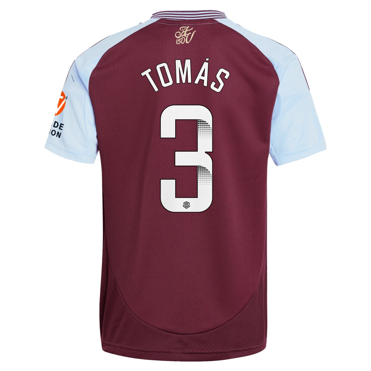 aston villa wsl adidas home shirt 2024-25 with tomás 3 printing Collection | Aston Villa Football Kits and Shirts