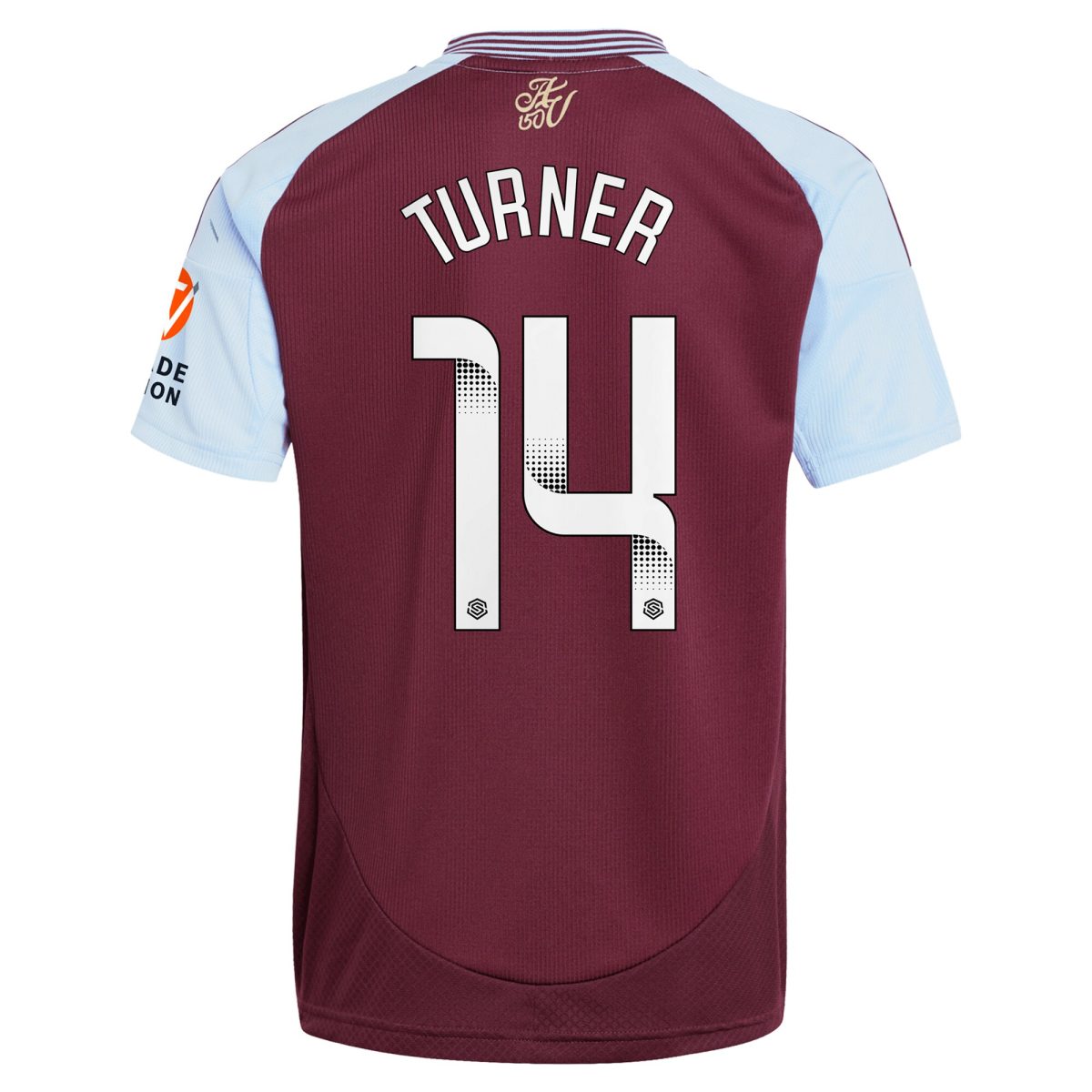 aston villa wsl adidas home shirt 2024-25 with turner 14 printing Collection | Aston Villa Football Kits and Shirts