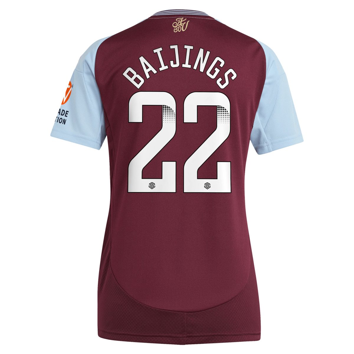 aston villa wsl adidas home shirt 2024-25 – womens with baijings 22 printing Collection | Aston Villa Football Kits and Shirts