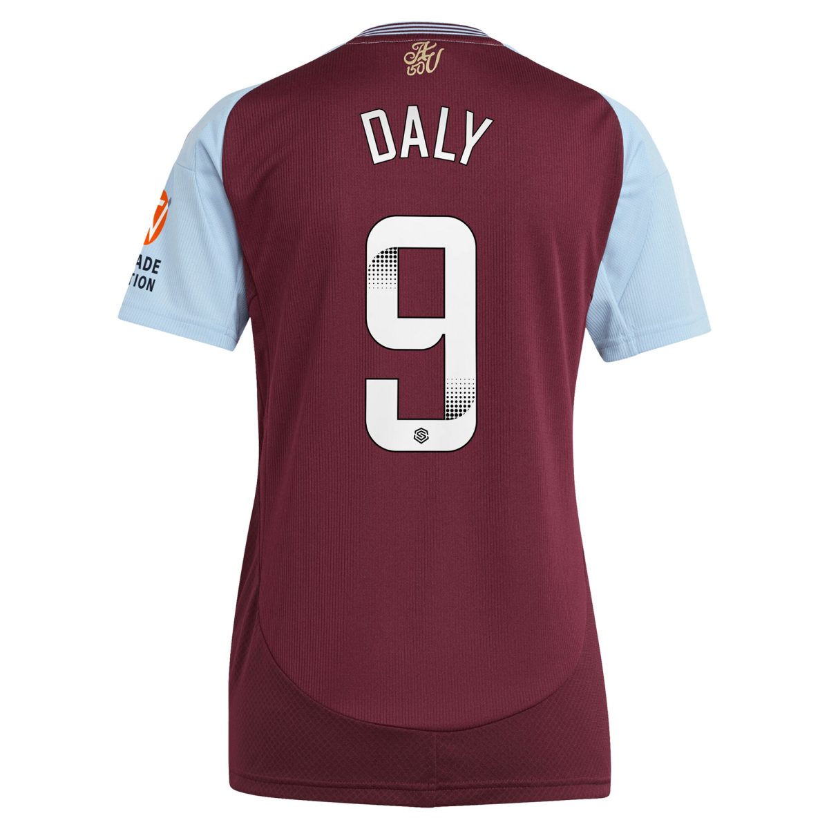 aston villa wsl adidas home shirt 2024-25 – womens with daly 9 printing Collection | Aston Villa Football Kits and Shirts