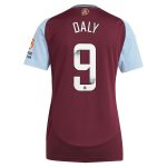 aston villa wsl adidas home shirt 2024-25 – womens with daly 9 printing Collection | Aston Villa Football Kits and Shirts
