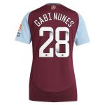 aston villa wsl adidas home shirt 2024-25 – womens with gabi nunes 28 printing Collection | Aston Villa Football Kits and Shirts