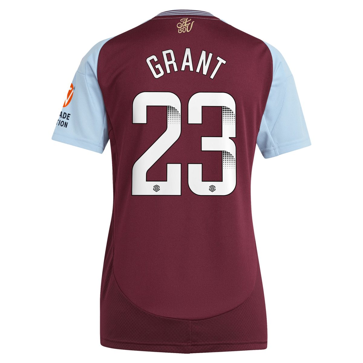 aston villa wsl adidas home shirt 2024-25 – womens with grant 23 printing Collection | Aston Villa Football Kits and Shirts