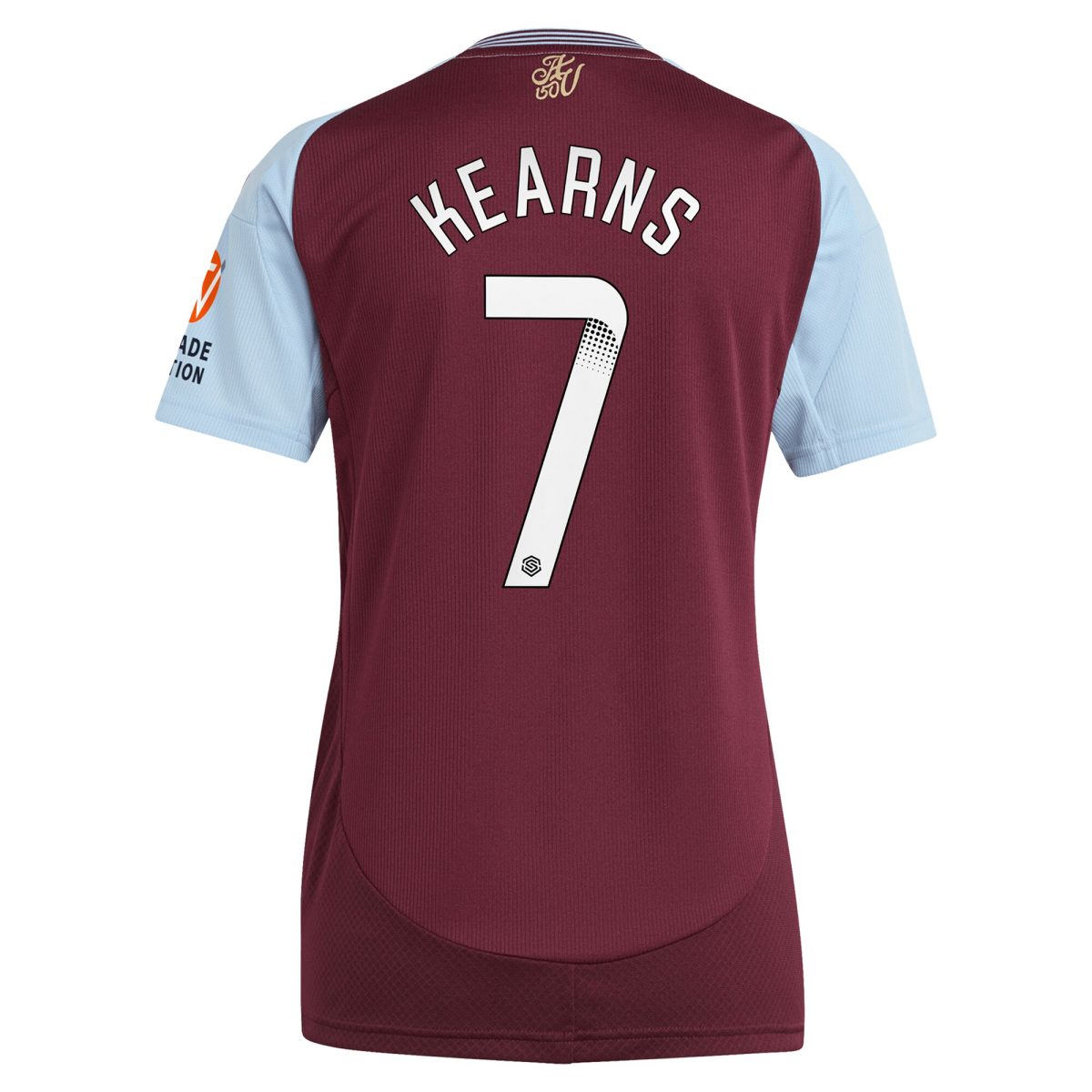 aston villa wsl adidas home shirt 2024-25 – womens with kearns 7 printing Collection | Aston Villa Football Kits and Shirts