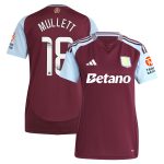 aston villa wsl adidas home shirt 2024-25 – womens with mullett 18 printing Collection | Aston Villa Football Kits and Shirts
