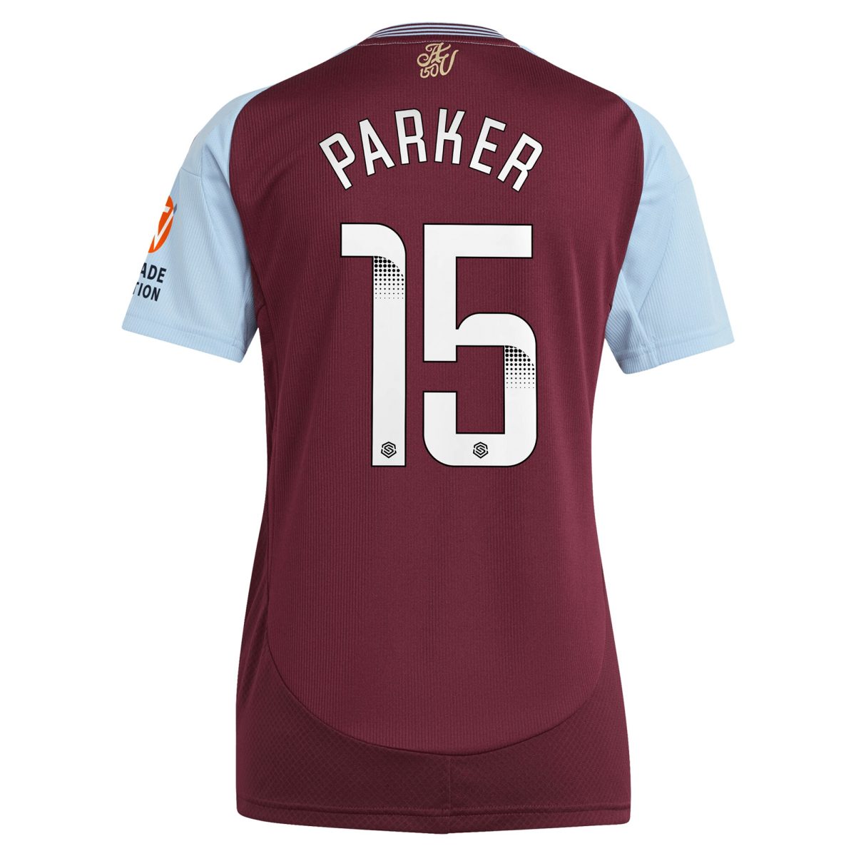 aston villa wsl adidas home shirt 2024-25 – womens with parker 15 printing Collection | Aston Villa Football Kits and Shirts