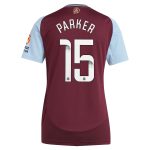 aston villa wsl adidas home shirt 2024-25 – womens with parker 15 printing Collection | Aston Villa Football Kits and Shirts