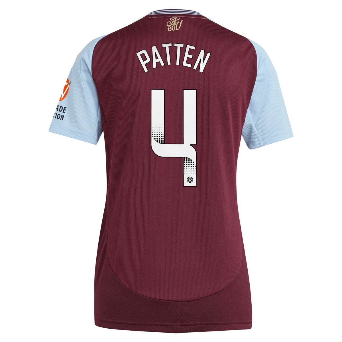 aston villa wsl adidas home shirt 2024-25 – womens with patten 4 printing Collection | Aston Villa Football Kits and Shirts