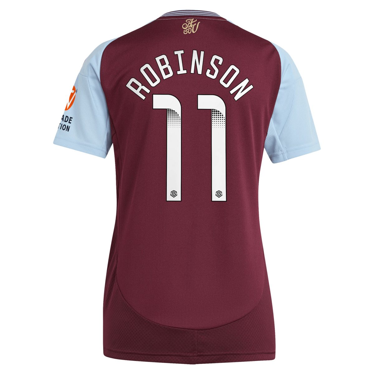 aston villa wsl adidas home shirt 2024-25 – womens with robinson 11 printing Collection | Aston Villa Football Kits and Shirts