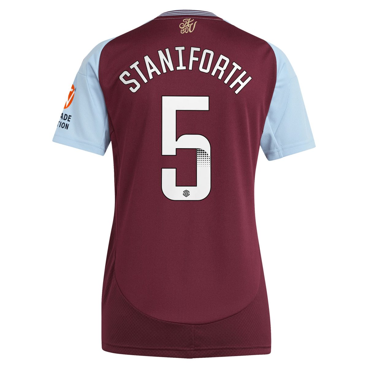 aston villa wsl adidas home shirt 2024-25 – womens with staniforth 5 printing Collection | Aston Villa Football Kits and Shirts