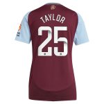 aston villa wsl adidas home shirt 2024-25 – womens with taylor 25 printing Collection | Aston Villa Football Kits and Shirts