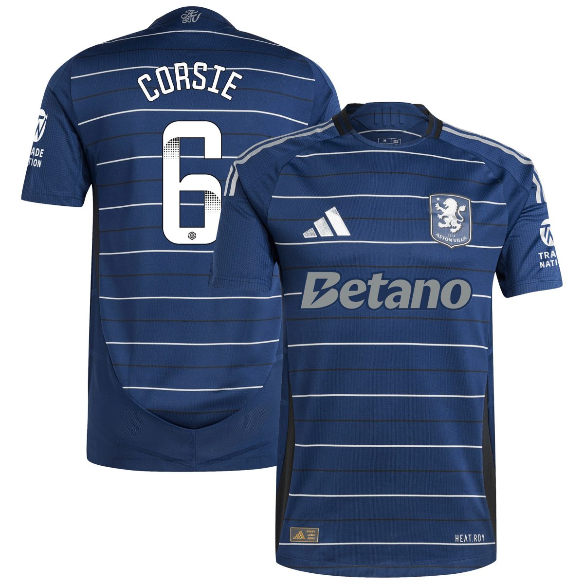 aston villa wsl adidas third authentic shirt 2024-25 with corsie 6 printing Collection | Aston Villa Football Kits and Shirts