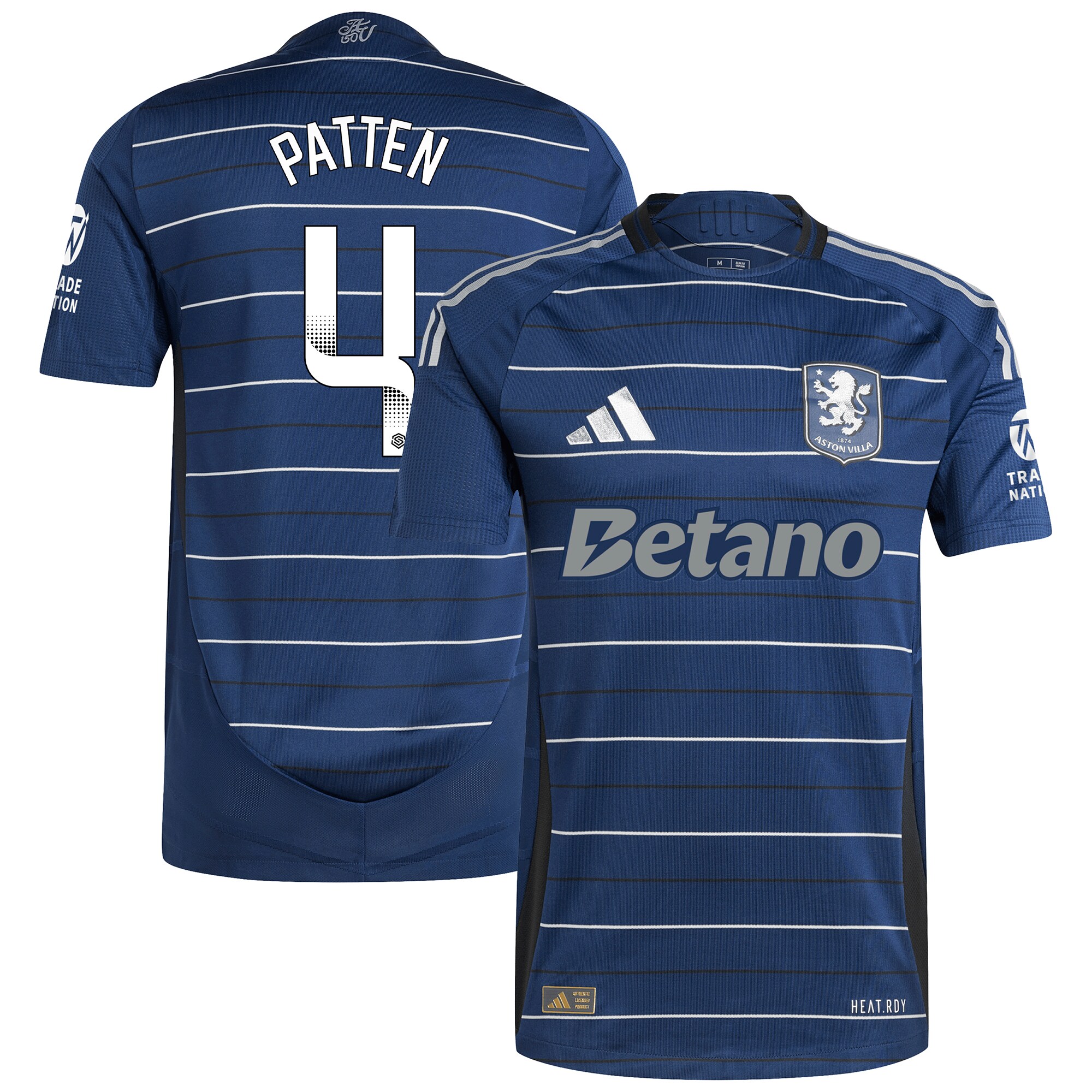aston villa wsl adidas third authentic shirt 2024-25 with patten 4 printing Collection | Aston Villa Football Kits and Shirts