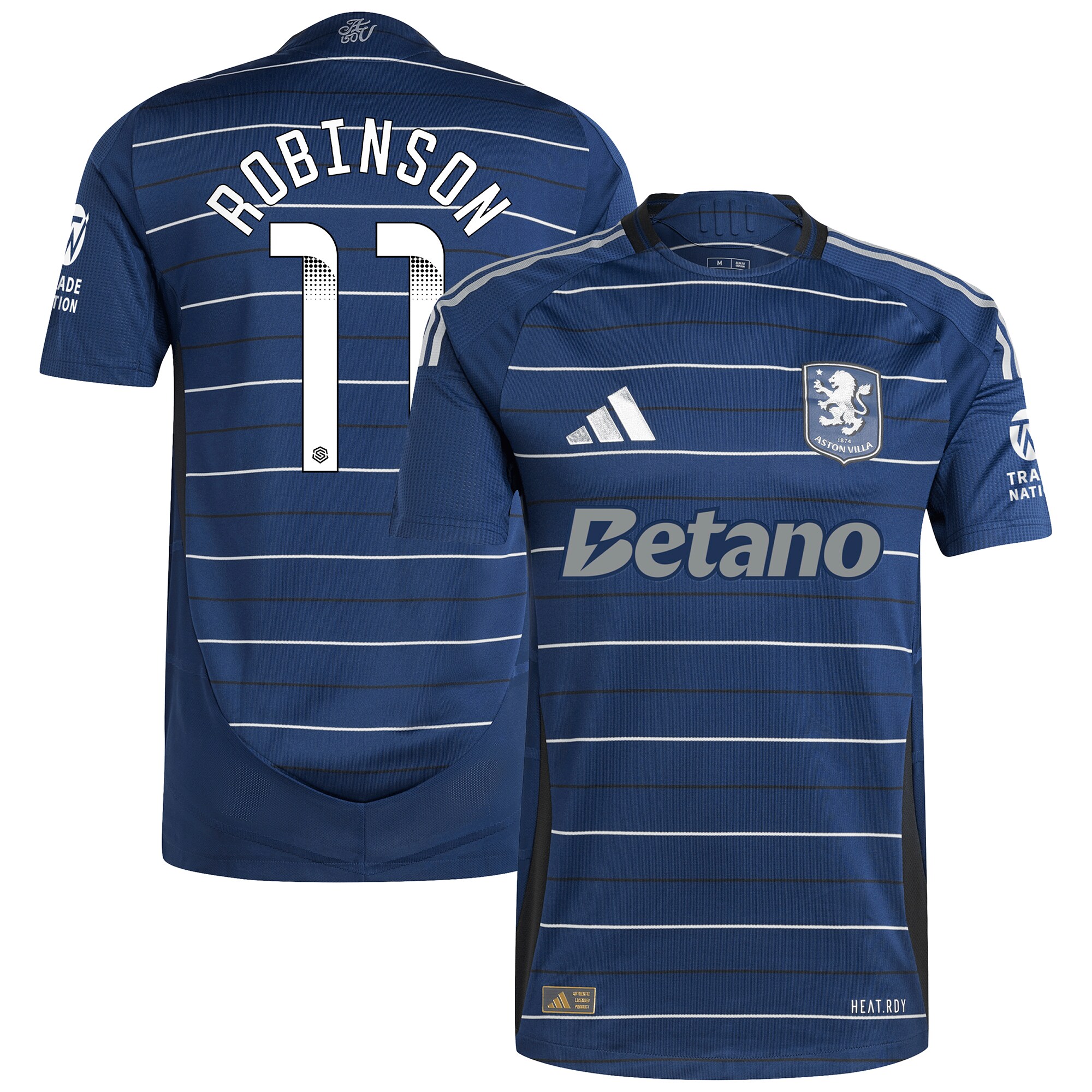 aston villa wsl adidas third authentic shirt 2024-25 with robinson 11 printing Collection | Aston Villa Football Kits and Shirts