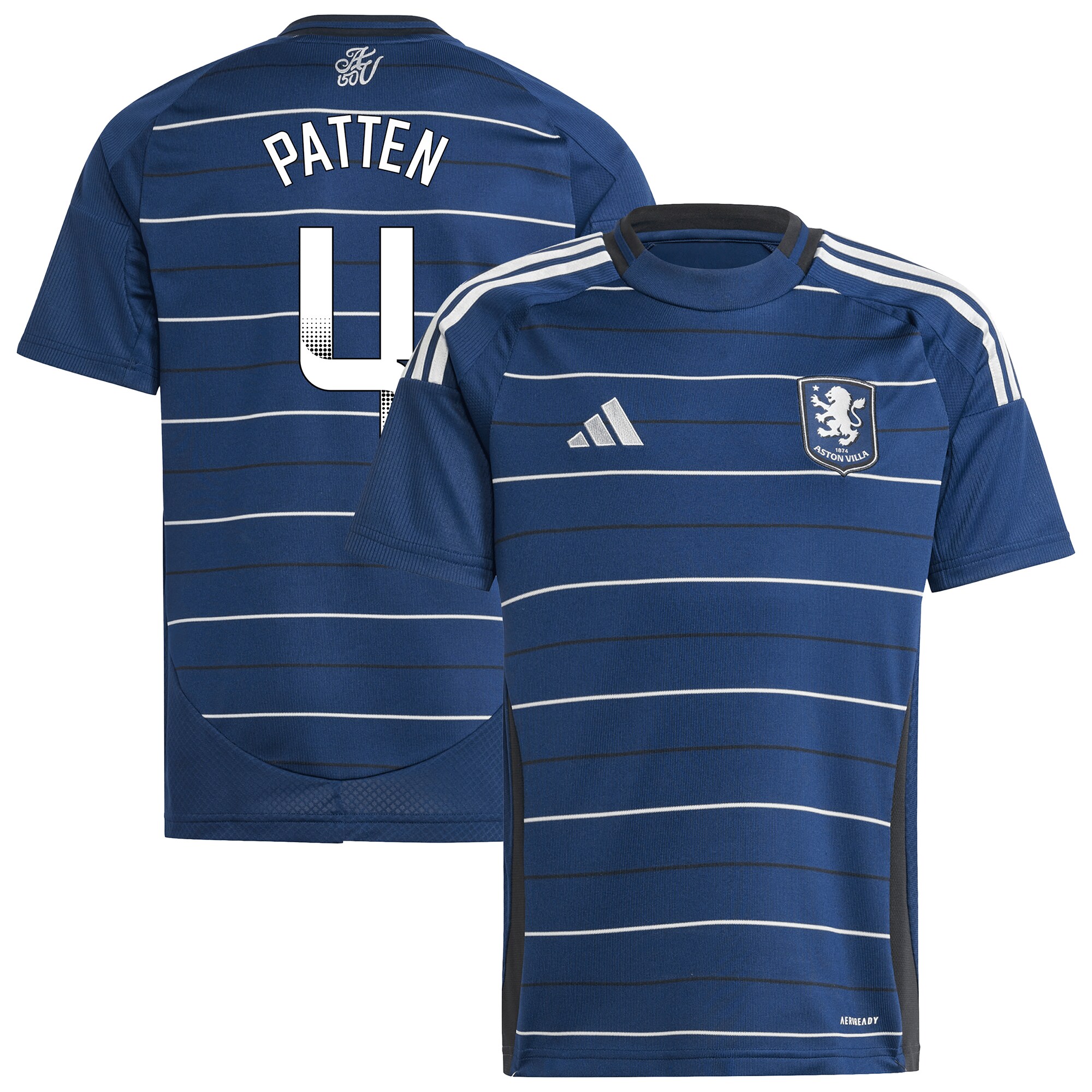 aston villa wsl adidas third shirt 2024-25 – kids with patten 4 printing Collection | Aston Villa Football Kits and Shirts