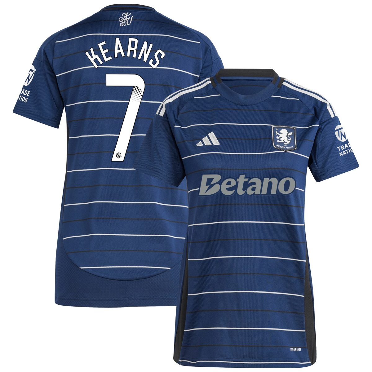 aston villa wsl adidas third shirt 2024-25 – womens with kearns 7 printing Collection | Aston Villa Football Kits and Shirts