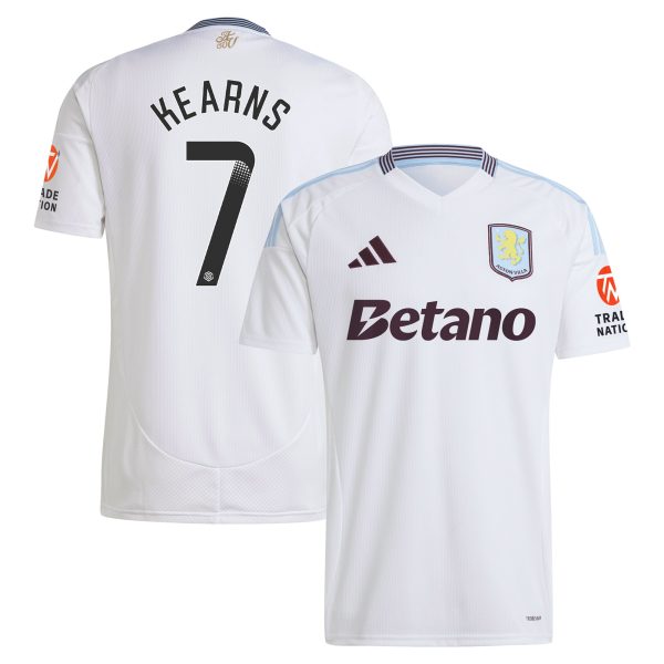 aston villa wsl away shirt 2024-25 with kearns 7 printing Collection | Aston Villa Football Kits and Shirts
