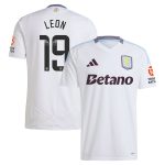 aston villa wsl away shirt 2024-25 with leon 19 printing Collection | Aston Villa Football Kits and Shirts