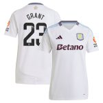 aston villa wsl away shirt 2024-25 – womens with grant 23 printing Collection | Aston Villa Football Kits and Shirts