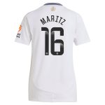 aston villa wsl away shirt 2024-25 – womens with maritz 16 printing Collection | Aston Villa Football Kits and Shirts